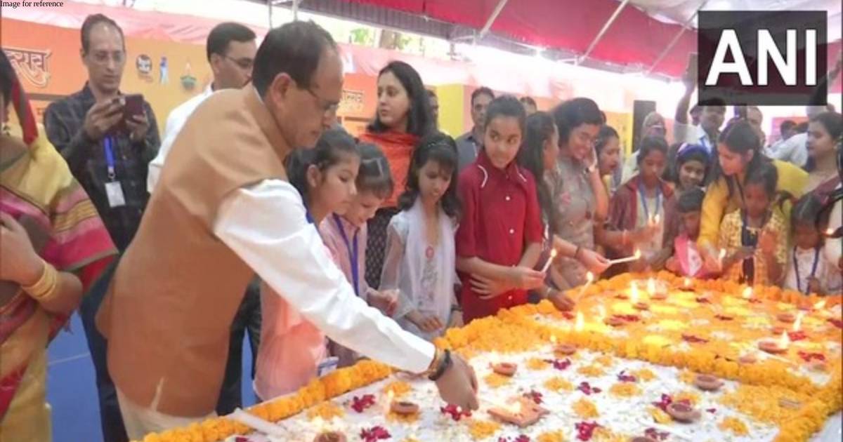 MP CM Chouhan celebrates Diwali with COVID orphans